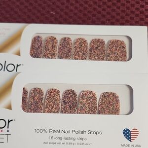 New 2 pkgs Color Street Party in the USA nail strips